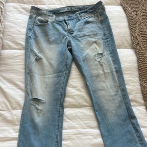 American Eagle Distressed Denim Skinny Jeans